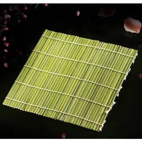 Kinderen Green Bamboo Curtain Sushi Mold Portable Sushi Mold DIY Handmade Kimbap Sushi Mold For Kitchen