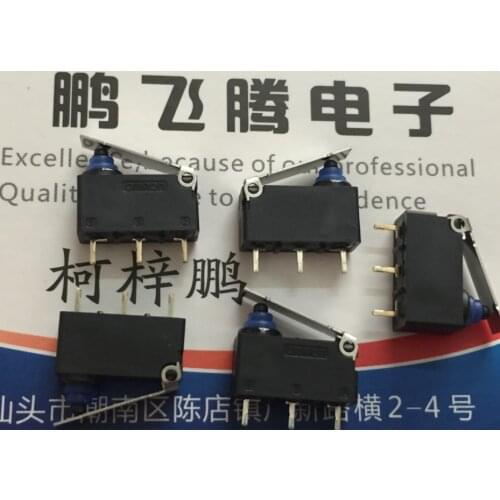 1PCS Japan Omron D2HW-A211D sealed waterproof dust button touch switch car micro 3-pin handle