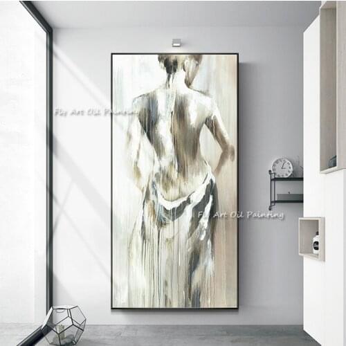 100% Handmade Abstract 3D Sexy Nude Art Oil Painting Canvas Painting Wall Pictures Large Artwork For Living Room Home Decoration