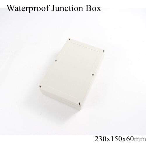 230x150x60mm Waterproof Plastic Enclosure Box Outdoor Cable Connection Junction Electrical Project Case ABS IP65 230*150*60mm