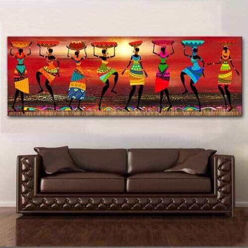 5d Diy Diamond Painting Cross Stitch African women dancing Diamond Embroidery Full Square Diamond Mosaic home decor C539