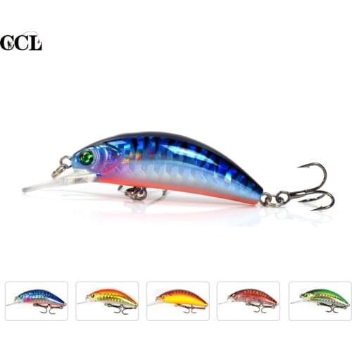 60MM 4.8G Minnow Wobbler Bait Fishing Lures Hard Crankbait Floating Bass Bait Fishing Tackle