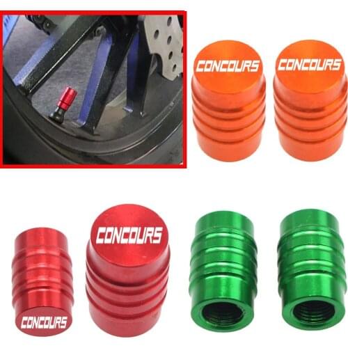 Motorcycle CNC Aluminum Accessorie Wheel Tire Valve Stem Caps CNC Airtight Covers For Kawasaki CONCOURS 14