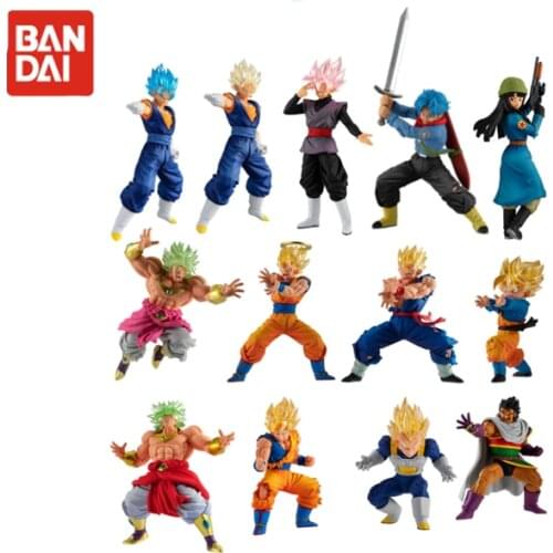 Bandai Gashapon Dragon Ball Super HG 07/08/09 No. 17 No. 18 Black Goku Spot Anime Toy Model Decoration