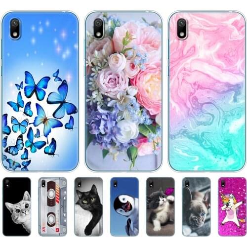 For Huawei y5 2019 Case bumper Silicon TPU back Cover Soft Phone case For Huawei Y5 2019 coque bumper 5.71 inch