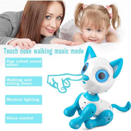 Kid Toy Child Robot Dog Pet Toy Interactive Smart Kids Robotic Pet Dog Walking Touch-sense Music Toy Educational Toy for Kid