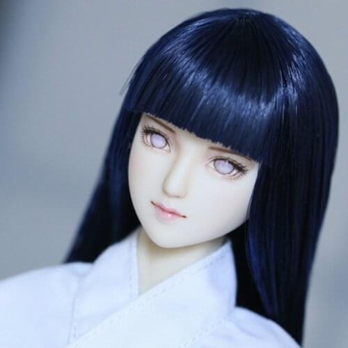 Estartek SY50 Hand Makeup Customized 1/6 Japan Anime Hinata Hyuga Obitsu Head Sculpt for Phicen Tbleague OB27 Action Figure DIY