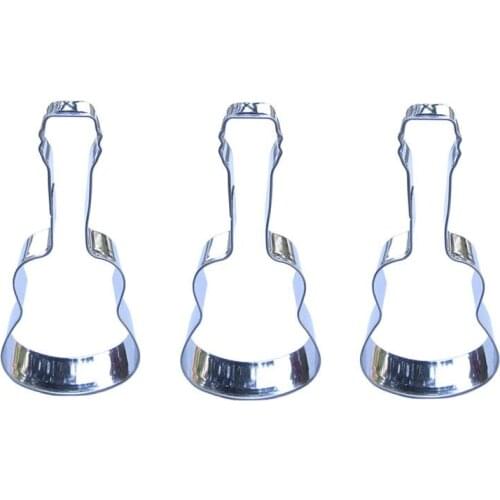 Cello shape 3 piece cookie cutting molds, baking tools, cake decorating soft candy tools