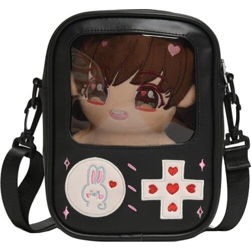 Cute Summer Transparent Japanese Game Machine Embroidery Shoulder Bag Small Lolita Girls Messenger Bag