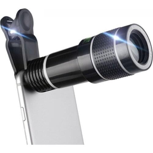 20X 8X Telescope Zoom Lens Monocular Mobile iPhone Camera Lens For Digital Camera Mobile Phones For Camping Hunting Sports 2021