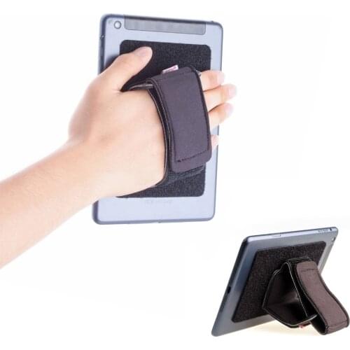 TFY Padded Hand Strap Holder plus Hook & Loop Fastening Tape Adhesive Patch for Tablets