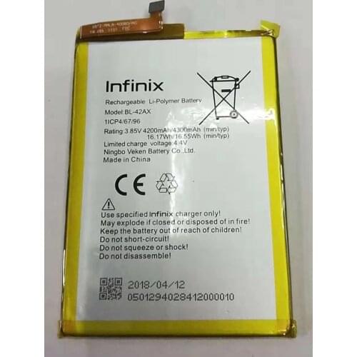 Ansheng High Quality BL-42AX battery 4200mAh 3.85V for Infinix BL-42AX mobile phone