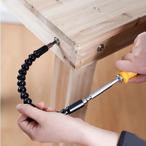 295MM Plastic Metal Soft Universal Flexible Shaft Electric Screwdriver Batch Of Head Hex Shank Extension