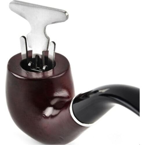 Tamper Scraper Reamer Stainless Steel Adjustable Pipe Reamer Tool Cigar Gadges Accessories Easy New Clean Smoking Pipe Tools
