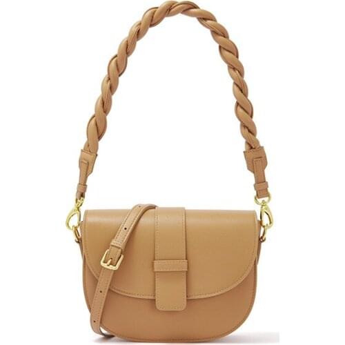 PU Leather Shoulder Bags Simple Shoulder Messenger Bags for Women 2021 Elegant Armpit Sling Handbags Solid Color Women