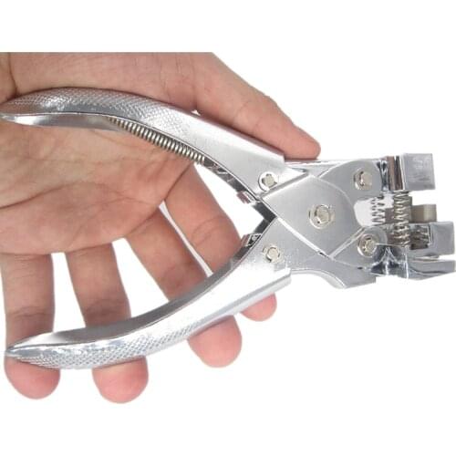 T Slot Shape Cutter Puncher Punch Plier Hole Paper PVC Plastic ID Identity Cut Card paperboard stationery Office Badge Tag Tool