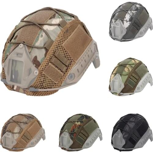 Tactical Military FAST Helmet Covers Camouflage Cover Cloth Airsoft Paintball Shooting Helmet Accessory For FAST MH PJ BJ Helmet