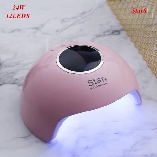 Star6/Star7 UV Lamp For Manicure LED Nail Dryer Lamp Sun Light Curing All Gel Polish Drying UV Gel USB Smart Timing Nail Tools