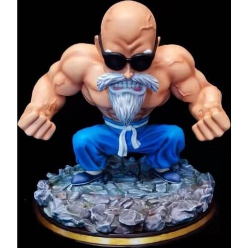 1PCS Dragon Ball Anime Character Muscle Master Roshi Classic Model Action Figure Doll Color Boxed Toys Collection Children Gifts