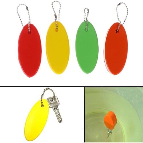 1PC Soft Floating Foam Buoyant Keychain For Oval Keyring Key Kayak Canoe Rafting surf accessory