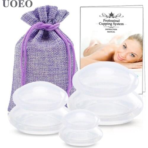 1pc Silicone Anti Cellulite Cup Vacuum Massage Suction Cups Body Pain Relief Roller Manual Suction Cups Cupping Therapy Kit