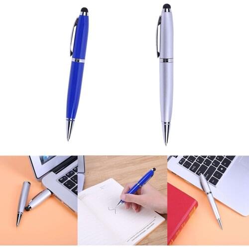 2 Pieces 8GB&16GB 3 in 1 Mutifunctional Capacitive Pen, USB Flash Drive Stylus Pen Ballpoint Pen