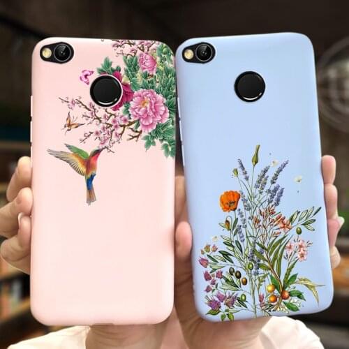 5.0” 2021 Popular Phone Case Cover For Xiaomi Redmi 4 4x Case Thin Silicone Anti-knock Back Shell For Redmi 4X 2016060 4 X Coque