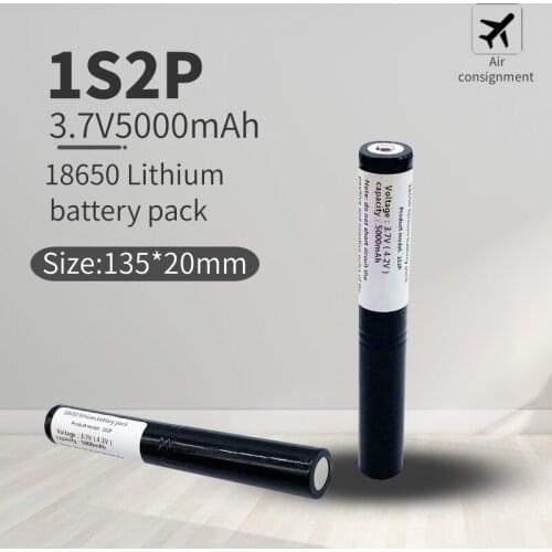 The battery pack 1s2p 5000mAh 3.7V 18650 is used for notebook computers, cameras, PDAs, digital cameras, etc