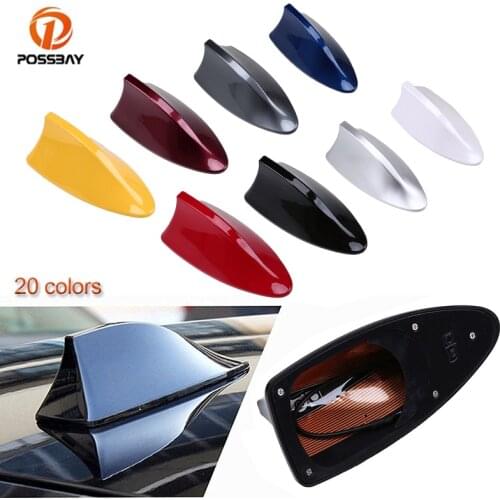 Car Universal Radio Antenna Auto FM/AM Reception Signal Enhancement Aerial Shark Fin Roof Decoration Replacement Parts For BMW
