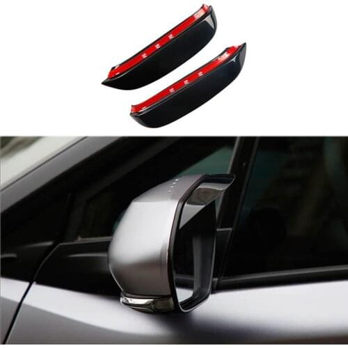 Car Rear View Mirror Shield Sun Visor Shade Rain Eyebrow Cover Protector for Toyota CHR C-HR 2016 2017 2018 2019 2020 2021