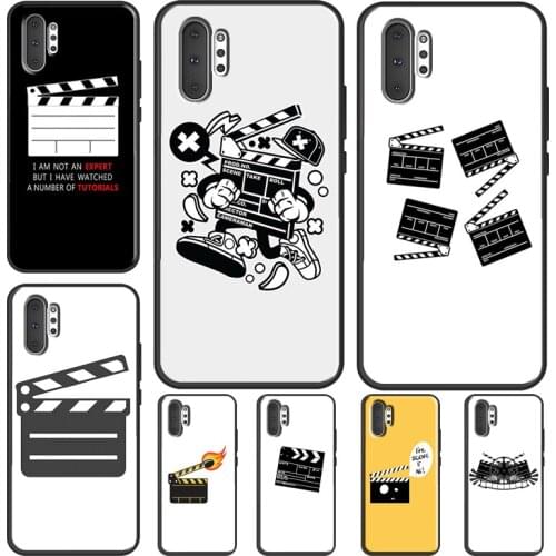 Clapper board Film Movie maker Case For Samsung Galaxy S21 Ultra Note 20 Note 10 Plus S8 S9 S10 Plus S10e S20 FE Cover