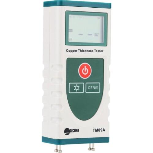 TM09B High Precision Digital Copper Foil Thickness Tester Gauge for PCB Copper-clad Meter LCD Backlight 0-5.0OZ