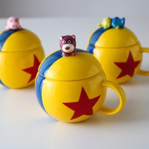 Disney Toy Story Strawberry Bear childrens creative water cup children drink cup gargle cup