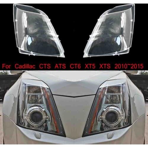 Headlight Lens For Cadillac CTS ATS CT6 XT5 XTS 2010 2011 2012 2013 2014 2015 Headlamp Cover Replacement Car Shell