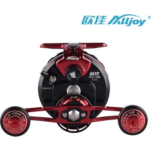 ALLJOY Spinning Reel Aluminum Alloy Body Strong And Sturdy Anti-Water Accumulation Accurate Digital Display Wheel Fishing Reel