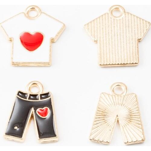 YEPENGFEI 30 PCS Clothes set Charms Alloy jewelry Pendants for Jewelry Making DIY Handmade Craft Accessories js2202