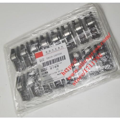 16PCS/SET Engine Valve Rocker Arm For Chery Tiggo 4 Arrizo 5 7 A3 M11 Skin Tiggo 3 7 A5 Fora E4G16/E4G15B/E4T15//481/484 Engine