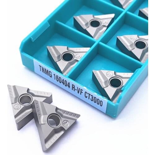 New Original Taeguteci TNMG160404 R-VF CT3000 High Quality CNC Tool Carbide Insert For Steel TNMG 160404 R-VF CT3000