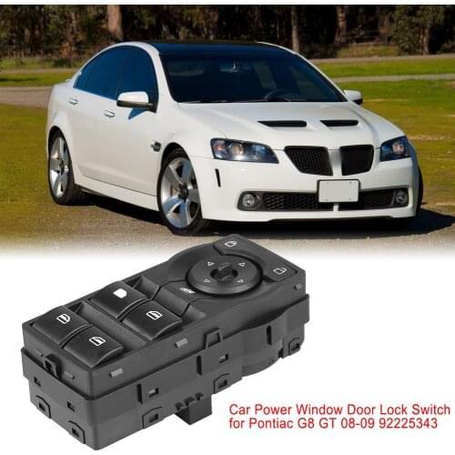 92225343 NEW Power Window Master Switch w/ For Pontiac G8 GT 08-09 92225343