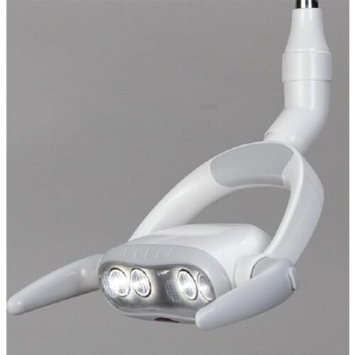 New Shadowless 4 LEDs Dental Chair Light Dentist Operatory Light Lamp, Hands Inductive On/Off