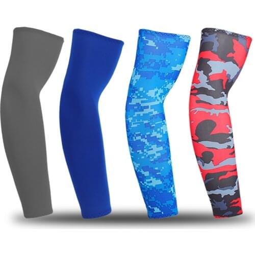 Cooling Arm Sleeves Cover Cycling Running UV Sun Protection Outdoor One Pairs