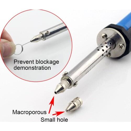 EU 2 in1 30W 220V Soldering Iron PCB Solder Sucker Desoldering Vacuum Pump Welding Tool