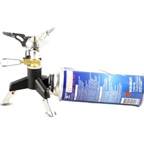 Outdoor Tripod Gas Stove Adapter Tank Stand Connector Camping Hiking Equipment