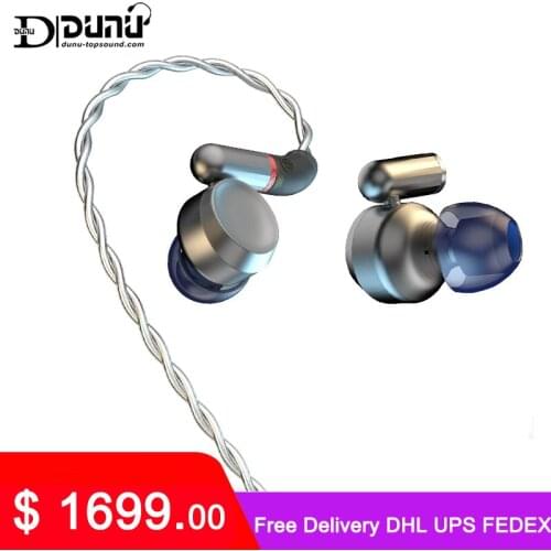 DUNU LUNA MMCX Connector NEW Flagship IME 10mm Acoustic-Grade Pure Beryllium Driver In-ear Earphone with Titanium Alloy Shell