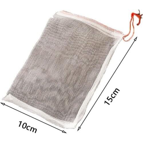 1pc Fruit Protect Net Bag Drawstring Style Grape Protect Bag Garden Plant Mesh Anti Insect Fly Bird Monkey Squirrel Pouch
