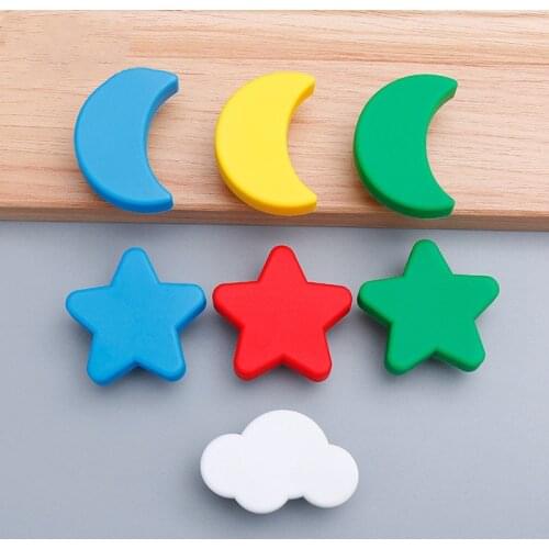 Modern Simple Aluminum Colorful Furniture Handles Childrens Room Cabinet Door Handles Drawers Wardrobe Knobs Home Decoration
