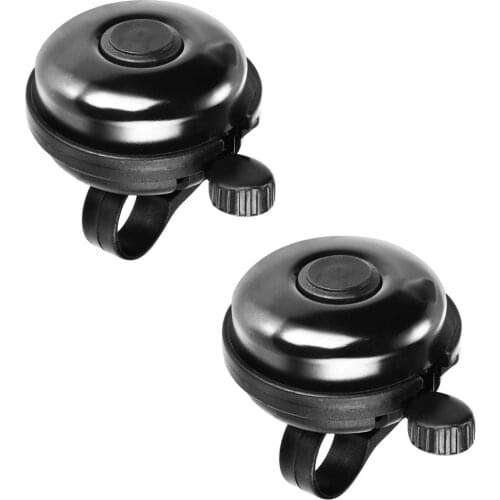 Bike Accessories 2Pc Bike Bell Alloy Mountain Road Bicycle Horn Sound Alarm For Safety Cycling Handlebar Metal Ring Bicycle Horn