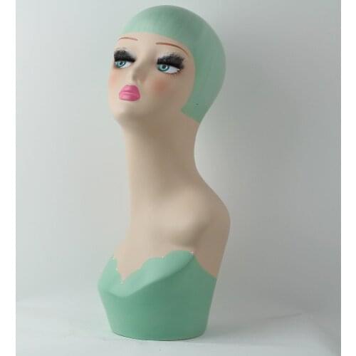 Vintage Style Mannequin Head For Jewelry and Hats