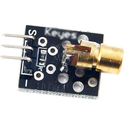 1Pcs New Laser Sensor Module 650nm 6mm 5V 5mW Red Laser Dot Diode Copper