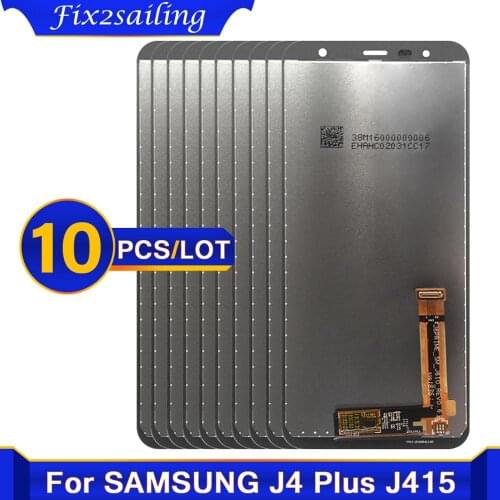 10 Piece/lot Original LCDs For Samsung Galaxy J4+ J4 Plus J415 J415F LCD Display Touch Screen Digitizer J6+ J6 Plus J610 LCD